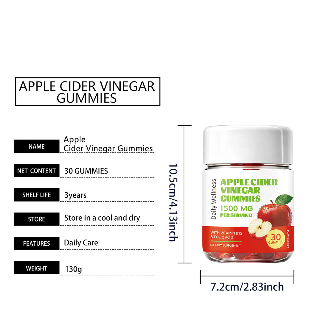 Apple Cider Vinegar Gummies Easy Daily Health Management Digestive Comfort Delicious Nutrition Tonic