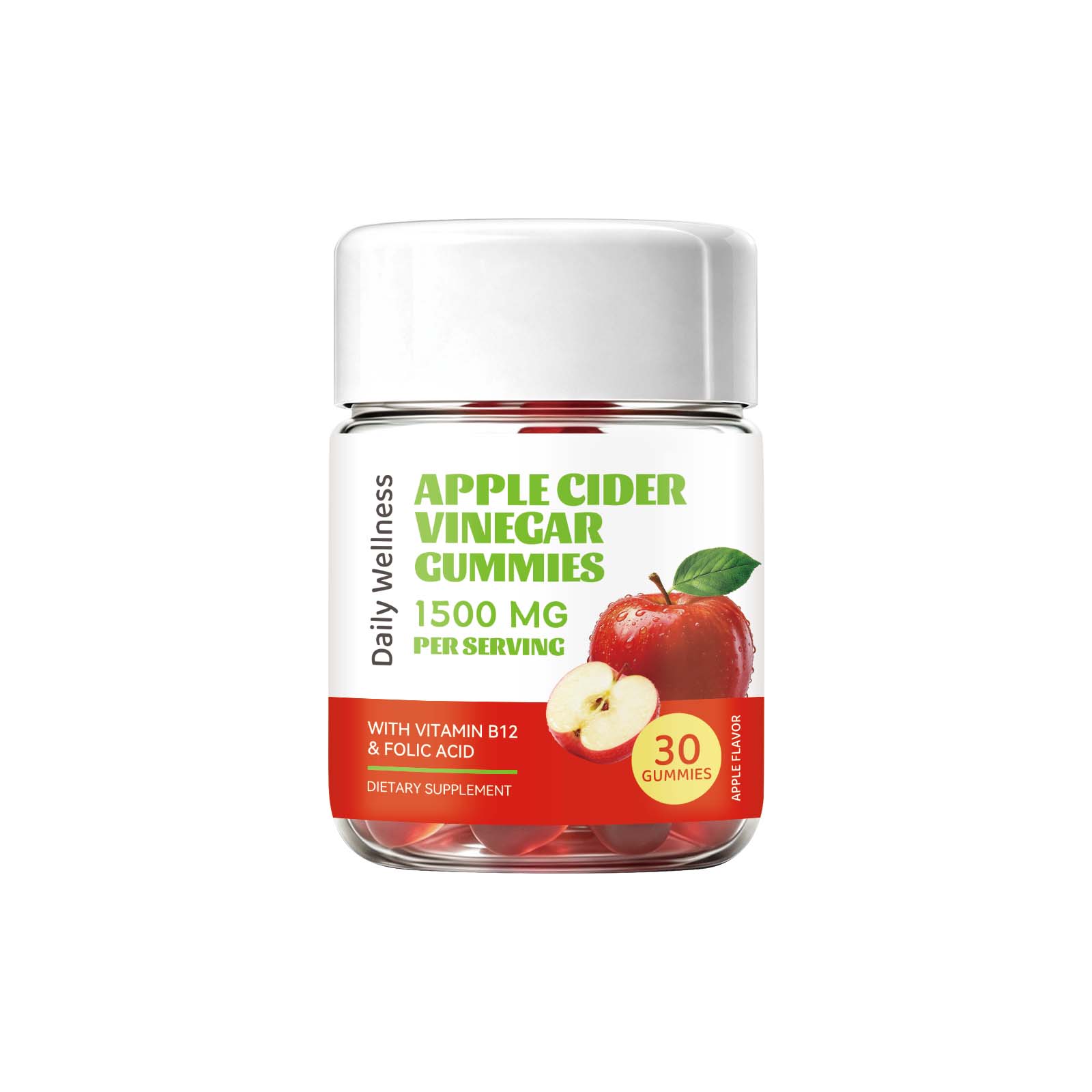 AMZ Apple Cider Vinegar Gummies Easy Daily Health Management Digestive Comfort Delicious Nutrition Tonic