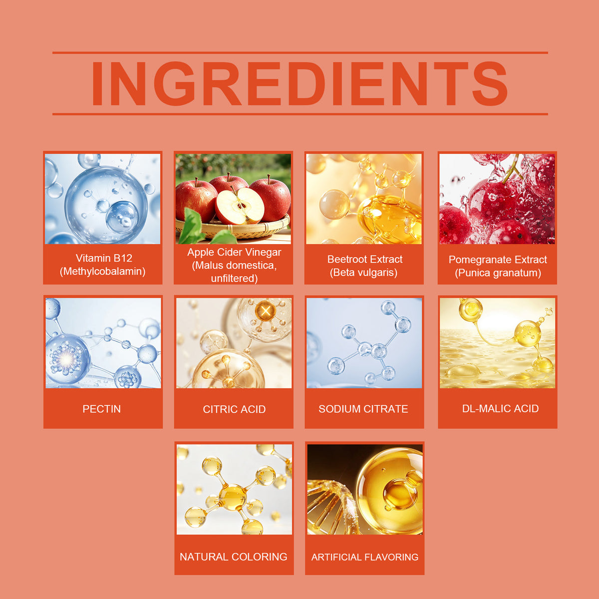 Apple Cider Vinegar Gummies Easy Daily Health Management Digestive Comfort Delicious Nutrition Tonic