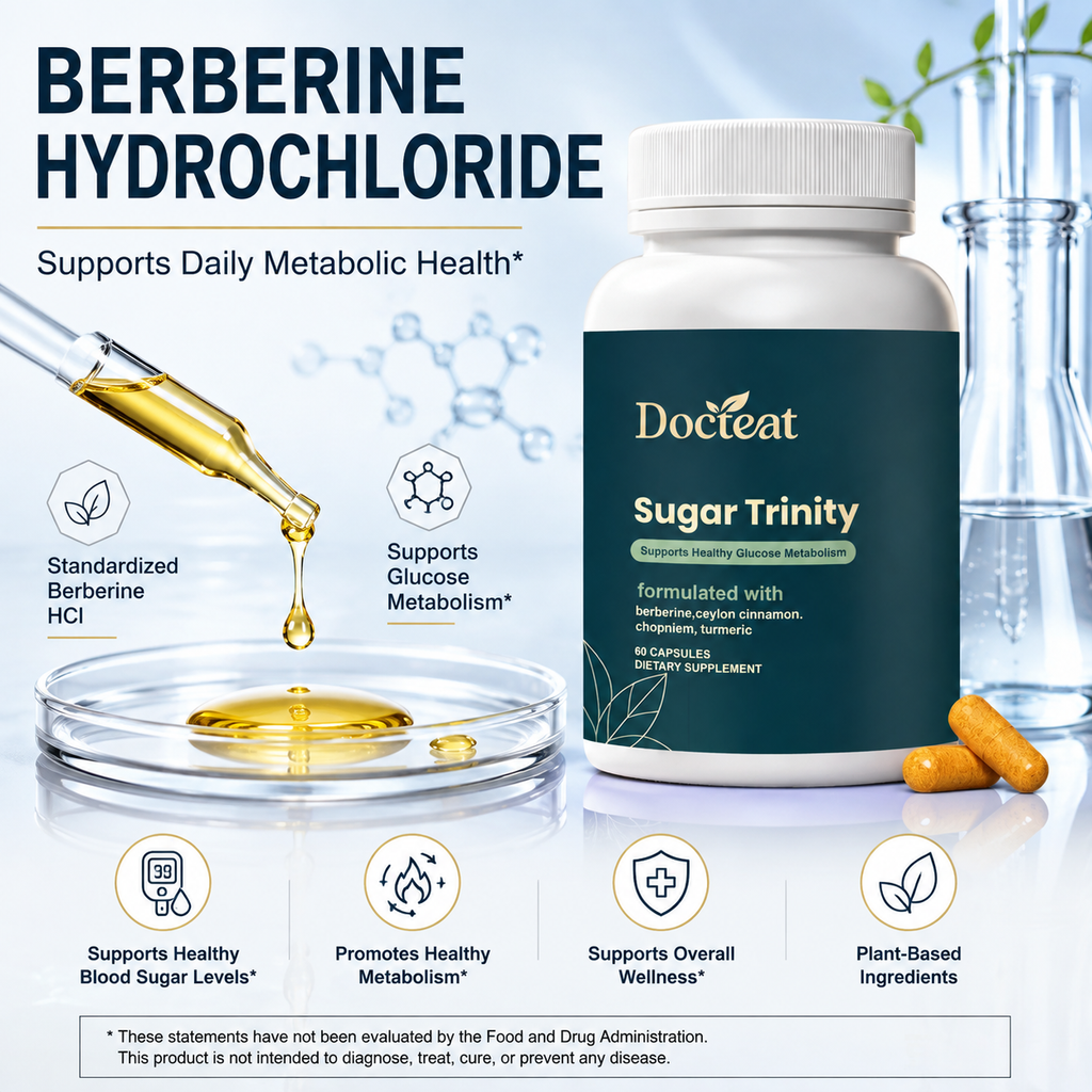 DOCTEAT Daily Metabolism Nutrition Capsules Support Metabolism Balanced Nutrition Easy Taking Suitable Nutritional Health