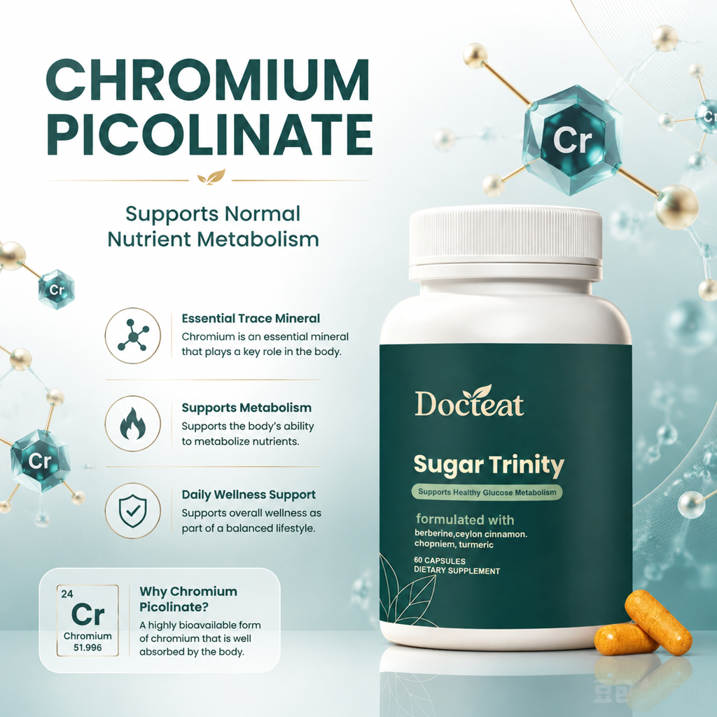 DOCTEAT Daily Metabolism Nutrition Capsules Support Metabolism Balanced Nutrition Easy Taking Suitable Nutritional Health