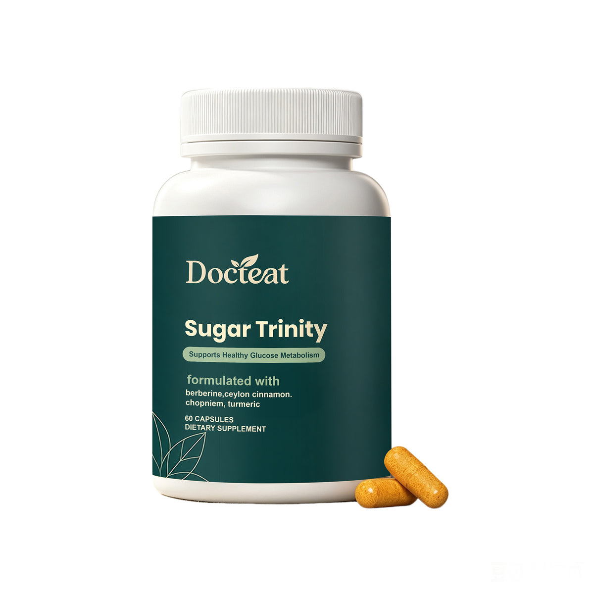 DOCTEAT Daily Metabolism Nutrition Capsules Support Metabolism Balanced Nutrition Easy Taking Suitable Nutritional Health