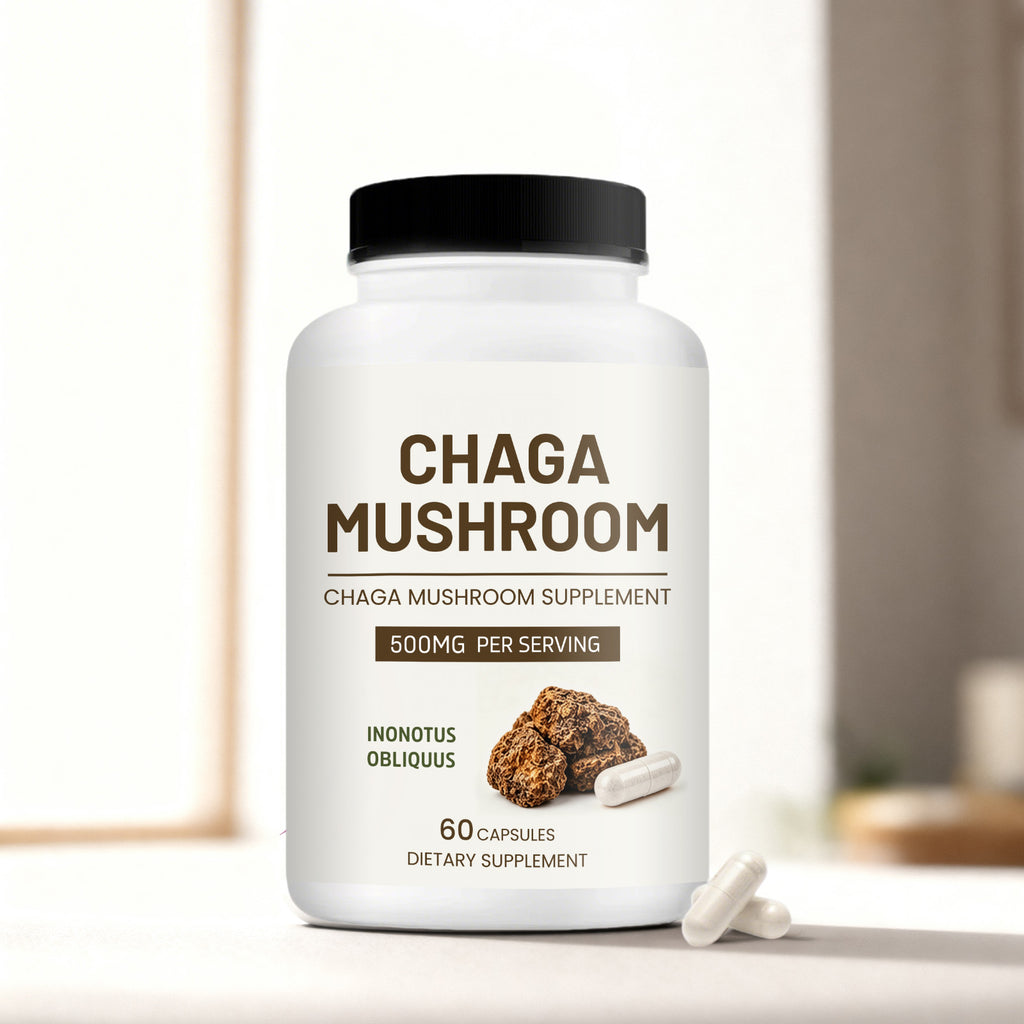 Mushroom Yutai Care Capsules with Chaga Daily Nutritional Support Body Care Long-term Supplement Capsules