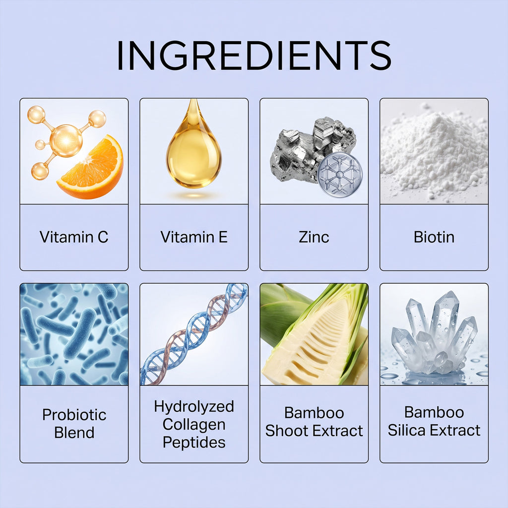 DOCTEAT Jiayuan Nourishing Capsules Nail Nutrition Beauty Care Easy Intake with Vitamins Capsules